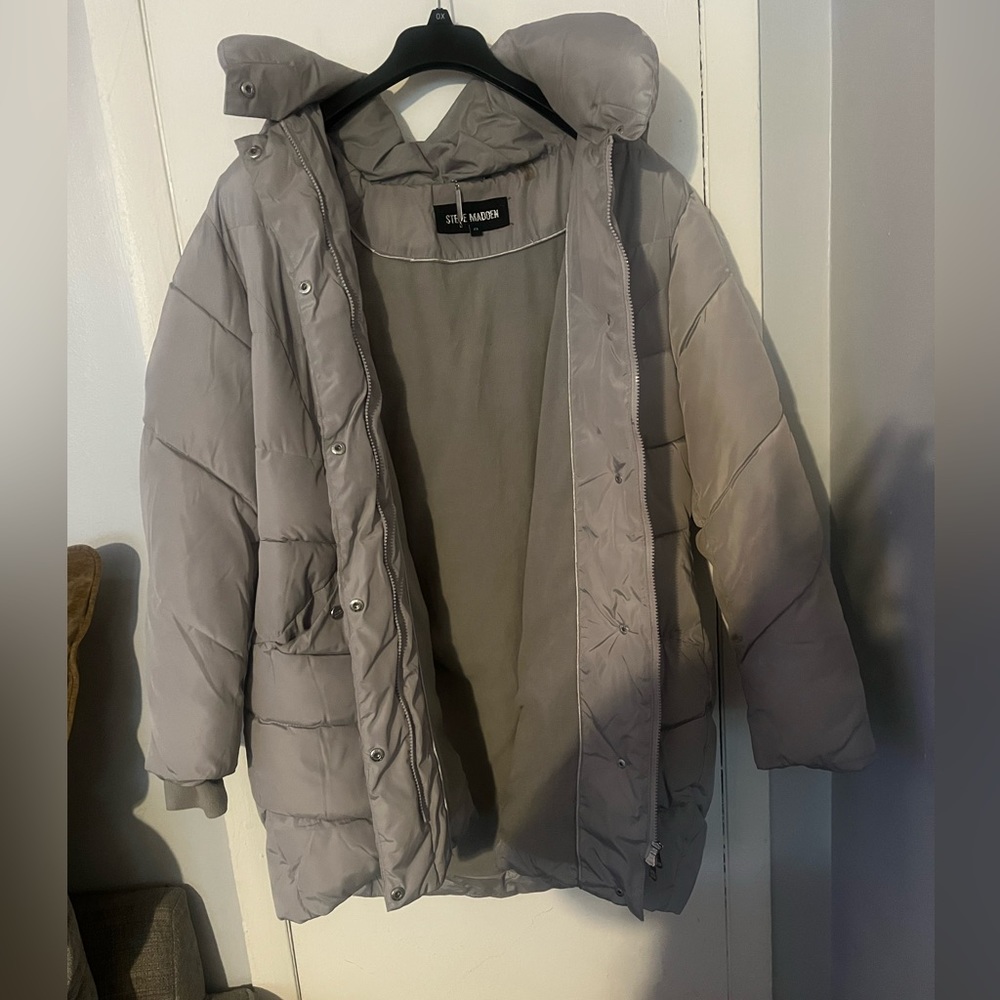 Women’s Steve Madden Light Grey Coat SZ 2X